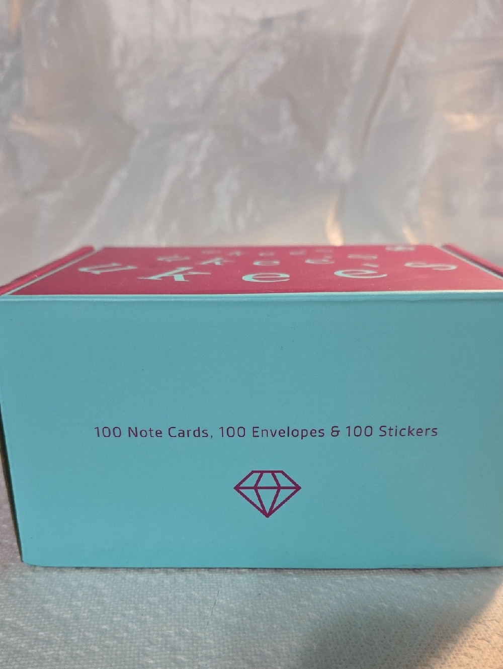 Thank You Cards, ukee's, 100qty, Envelopes, 4 Different Colors, Gold Embossed